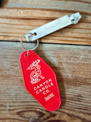 Retro Motel Keychain + Can Opener