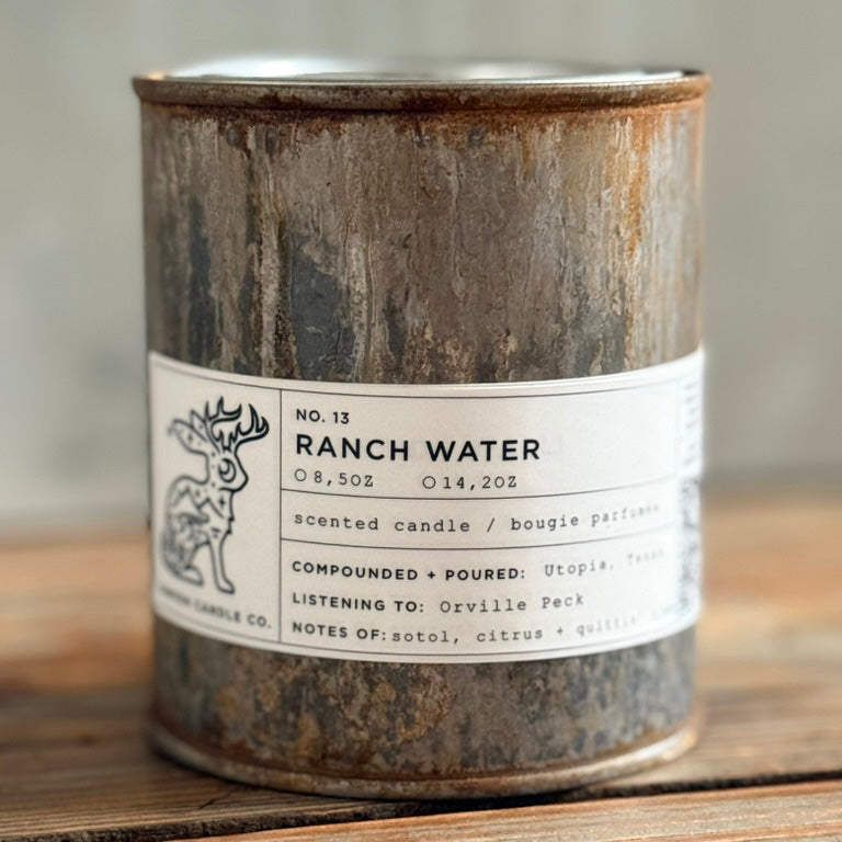  WATER キャンドル 440g NO. 13 | RANCH WATER – Canyon Candle Co.